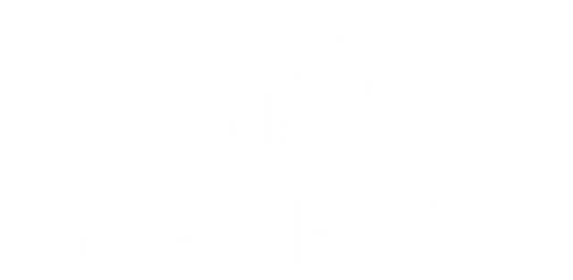 Sharpvue Reversed (white) logo