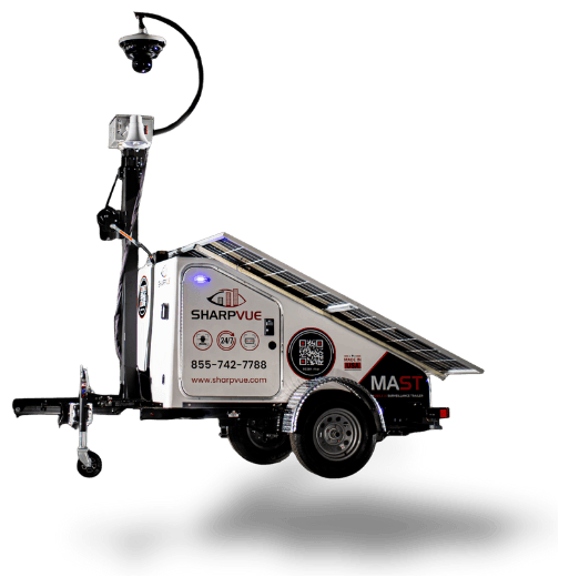 Sharpvue MAST surveillance trailer