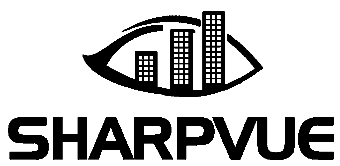 Sharpvue logo — Black