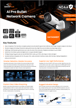 First page of AI Pro Bullet datasheet